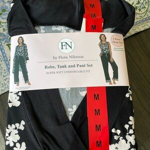 Robe ,tank and pant set